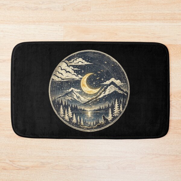 Item preview, MTN LP... Tri-blend ( night in the mountains ) designed and sold by Georain.