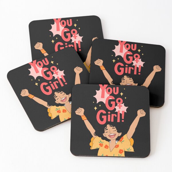 Item preview, Retro You Go Girl - Vibrant Female Empowerment Design designed and sold by Mini Pixel Perfect Co..
