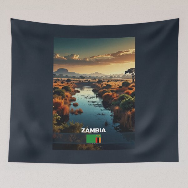 Item preview, Zambia Travel  designed and sold by Thistle-TShop.