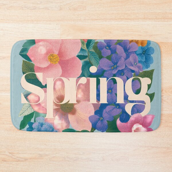 Item preview, Inspirational “Spring” Quote with Floral Design designed and sold by BobaBunny76.