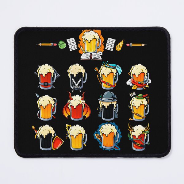 Item preview, rpg beer designed and sold by El Hermano Gym.