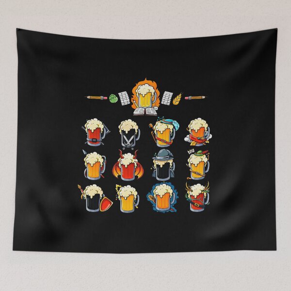 Item preview, rpg beer designed and sold by El Hermano Gym.