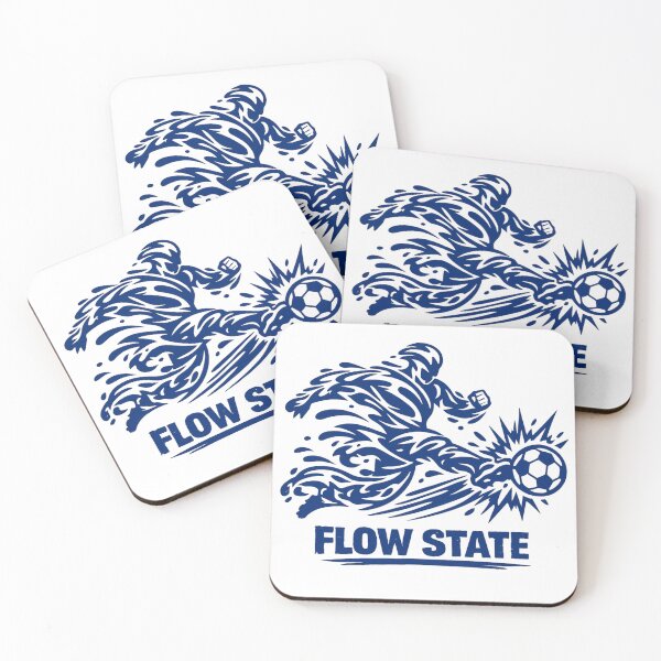Item preview, Flow State Soccer Player – Abstract Fluid Football Motion Graphic T-Shirt designed and sold by JonelCrafts.