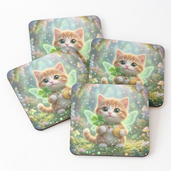 Item preview, The Lucky Fairy Kitten designed and sold by petloverheaven.