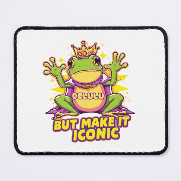 Item preview, Delulu  meme stickers| Delulu Is The Solulu Sticker | Funny Meme Aesthetic | In My Delulu Era 2026 | Kpop Delusiona Frog Vibes v2 designed and sold by CosmicNook1.