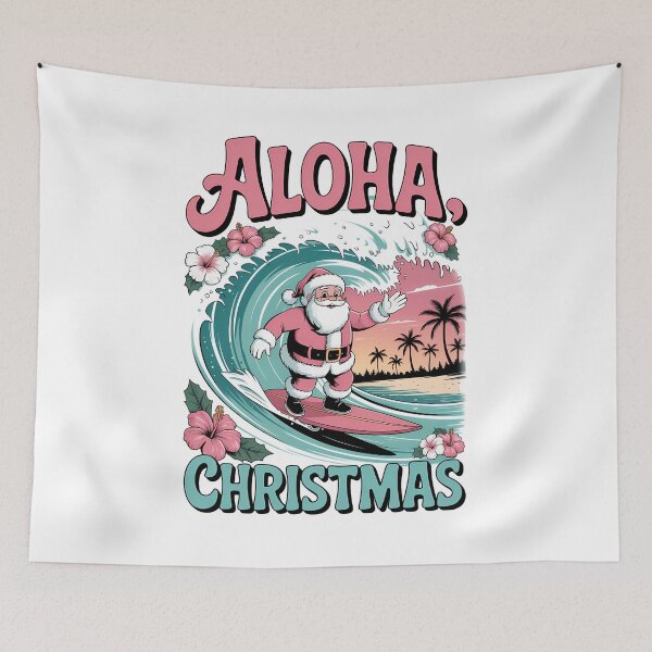 Item preview, Beach Santa Summer Christmas in July designed and sold by HellD3vil-Art.