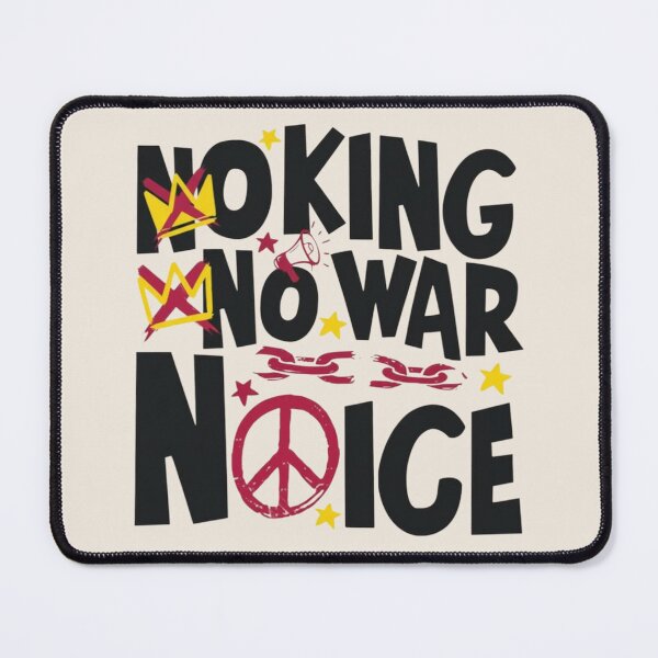 Item preview, No Kings No Masters No ICE No War, Anti Trump Protest Activist, Political Resistance designed and sold by toongstudio.