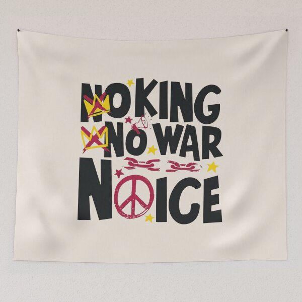 Item preview, No Kings No Masters No ICE No War, Anti Trump Protest Activist, Political Resistance designed and sold by toongstudio.