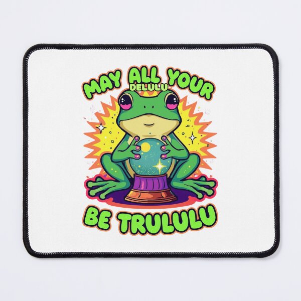Item preview, Delulu  meme stickers| Delulu Is The Solulu Sticker | Funny Meme Aesthetic | In My Delulu Era 2026 | Kpop Delusiona Frog Vibes v4 designed and sold by CosmicNook1.