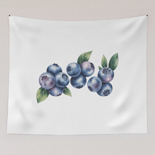 Item preview, Blueberry Summer Cottagecore Berries Aesthetic Botanical designed and sold by HellD3vil-Art.