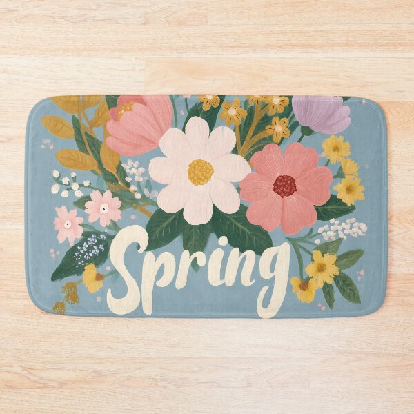 Item preview, Inspirational “Spring” Quote with Floral Design designed and sold by BobaBunny76.