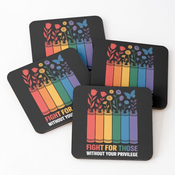 Item preview, Book Flower Fight For Those Without Your Privilege designed and sold by HellD3vil-Art.
