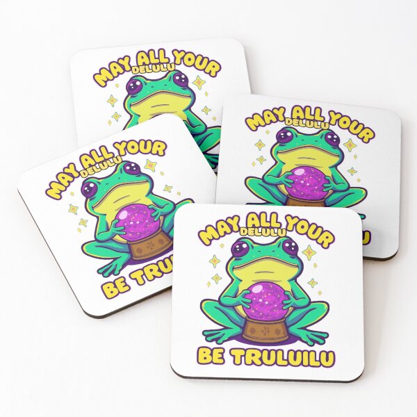 Item preview, Copy of Delulu  meme stickers| Delulu Is The Solulu Sticker | Funny Meme Aesthetic | In My Delulu Era 2026 | Kpop Delusiona Frog Vibes v5 designed and sold by CosmicNook1.