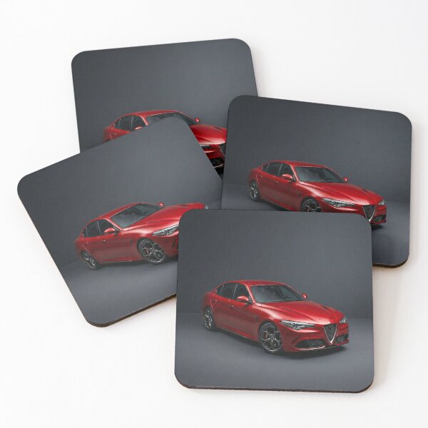 Item preview, Stunning red sedan under focused studio lighting designed and sold by RevUpDesign.