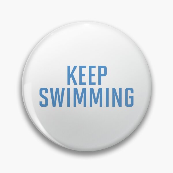 Item preview, Keep swimming sticker designed and sold by DesignPMG.
