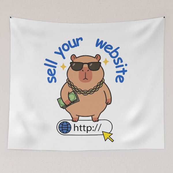 Item preview, sell your website-cabybora designed and sold by aishtistic-art.