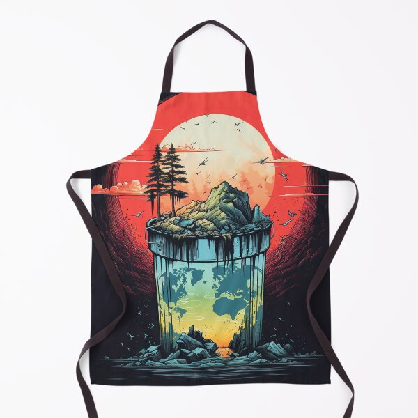 Item preview, Earth in a Glass – A Surreal Take on Climate Change designed and sold by inkvera9.