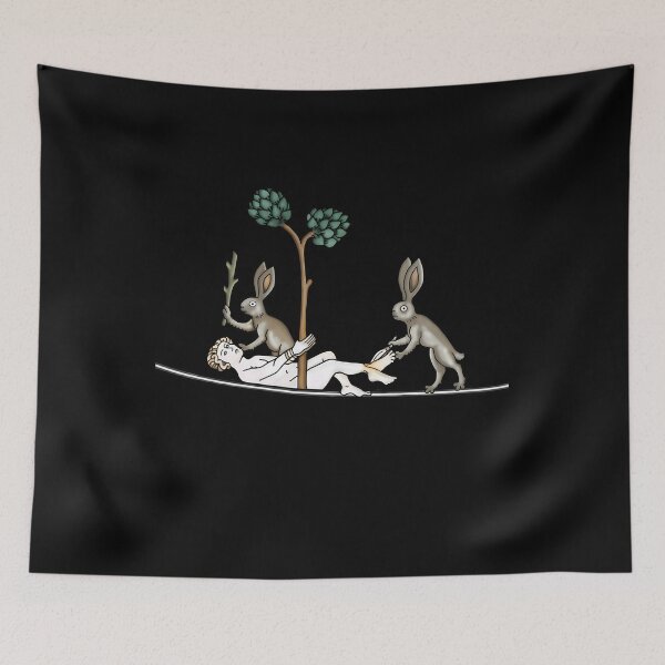 Item preview, Bizarre Medieval Marginalia Revenge Bunnies designed and sold by zhoxhdaf95.