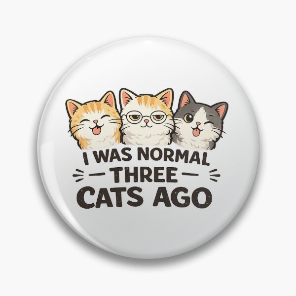 Item preview, Yo era normal hace tres gatos Diseño divertido y loco de persona gato designed and sold by StyleLap.