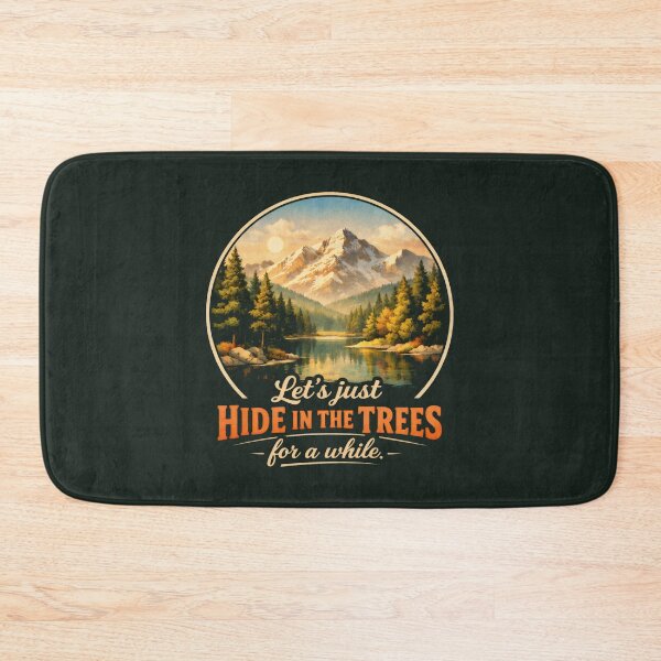 Item preview, Bob Ross Happy Little Trees Hide in the Mountains designed and sold by SplashTastic.