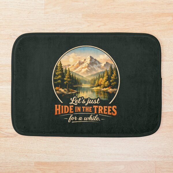 Item preview, Bob Ross Happy Little Trees Hide in the Mountains designed and sold by SplashTastic.