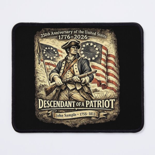 Item preview, Descendant of Patriot, 250th Anniversary USA Heritage designed and sold by toongstudio.