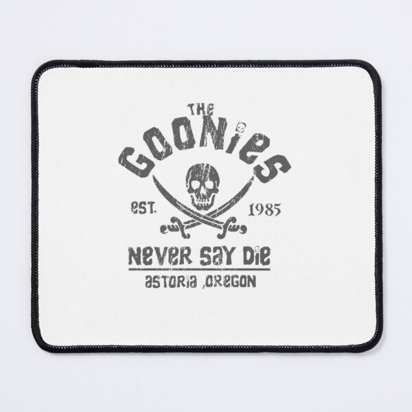 Item preview, The Goonies - Never Say Die - Grey on Black  designed and sold by MoulayeAbdou.