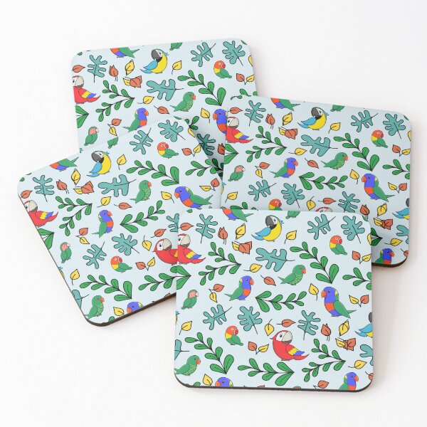 Item preview, Cute Chubby Parrot Pattern designed and sold by Fern and Quill.