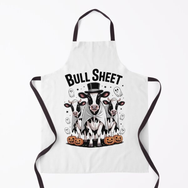 Item preview, Halloween Spooky Season Fall Halloween Buffalo Pumpkins Dressed In Ghost Bull Sheet designed and sold by PunkNation-Arts.