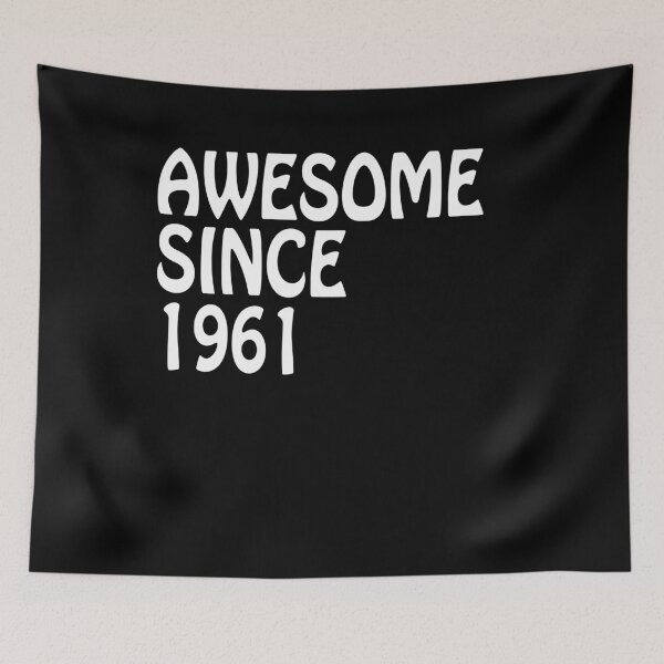 Item preview, Awesome Since 1961 Tshirt Birthday Gift Tee designed and sold by shoppzee.