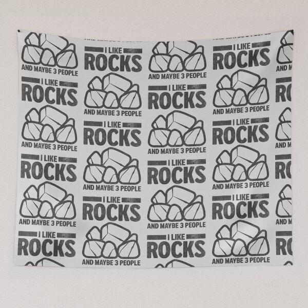 Item preview, I Like Rocks And Maybe 3 People Funny Rock Collector designed and sold by KLArtzStore.