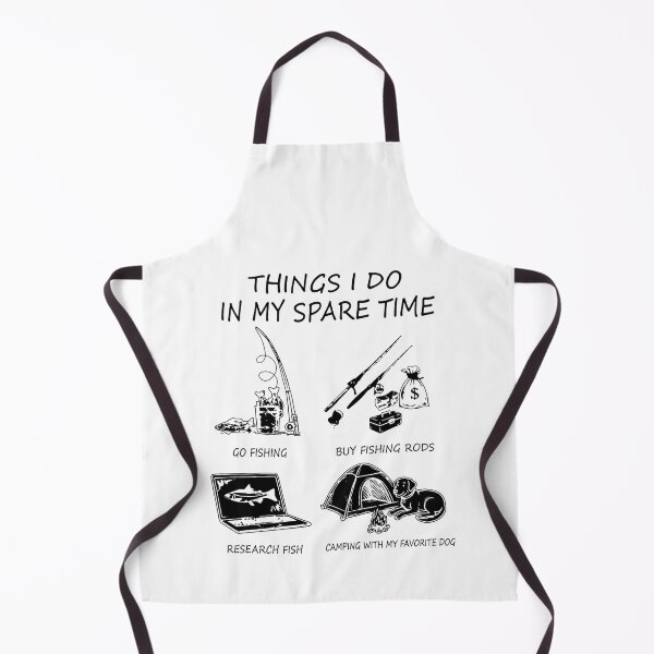 Item preview, Fishing and Camping Life - Things I Do In My Spare Time designed and sold by paws-peaks-adv.
