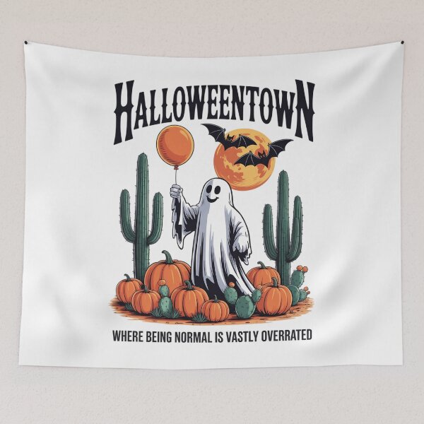 Item preview, Halloween  HALLOWEENTOWN WHERE BEING NORMAL IS VASTLY OVERRATED designed and sold by PunkNation-Arts.