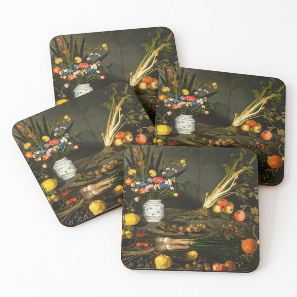 Item preview, Caravaggio Still Life Flowers Fruit Baroque Classical Painting designed and sold by TheSoulOfArt.