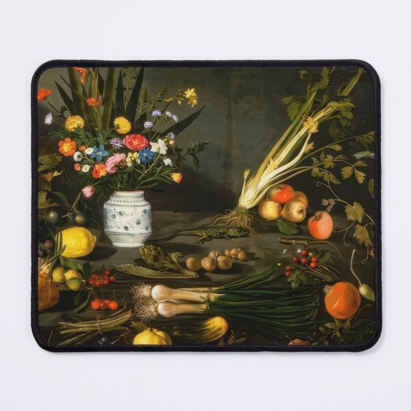 Item preview, Caravaggio Still Life Flowers Fruit Baroque Classical Painting designed and sold by TheSoulOfArt.