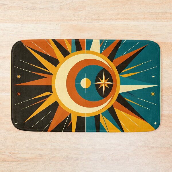 Item preview, Geometric Celestial Sun and Moon Burst designed and sold by InkSmithery.