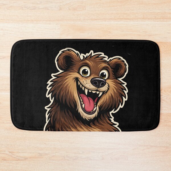 Item preview, Not Your Teddy Bear. Funny and crazy cartoon bear design designed and sold by Stef Ringoot, cartoons and illustrations.