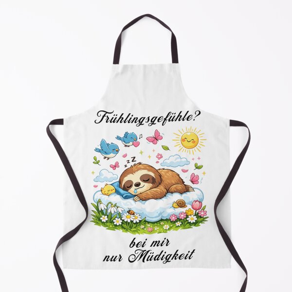 Item preview, Tired Sloth Spring Design – Fun Spring Vibes T-Shirt Motif designed and sold by CoolContent Factory.