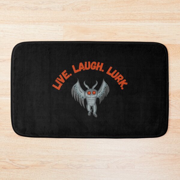Item preview, Live Laugh Lurk Mothman Cryptid Meme designed and sold by dnhysanpz88.