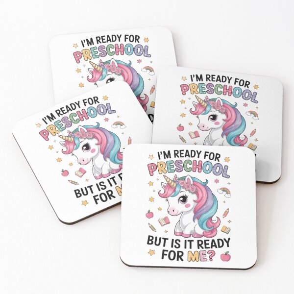 Item preview, Im Ready For Preschool Unicorn First Day Of School Girls designed and sold by PunkNation-Arts.