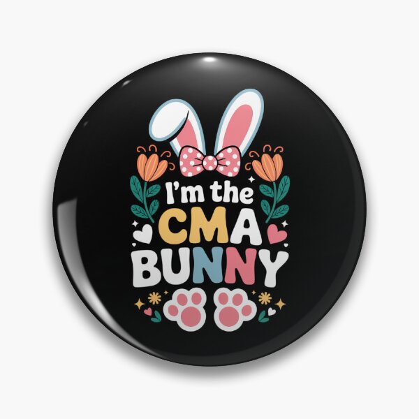 Item preview, I'm The CMA Certified Medical Assistant Bunny Easter Day designed and sold by PunkNation-Arts.