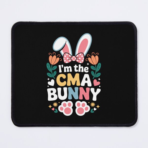 Item preview, I'm The CMA Certified Medical Assistant Bunny Easter Day designed and sold by PunkNation-Arts.