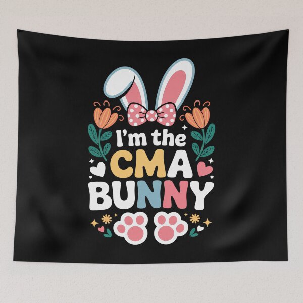 Item preview, I'm The CMA Certified Medical Assistant Bunny Easter Day designed and sold by PunkNation-Arts.