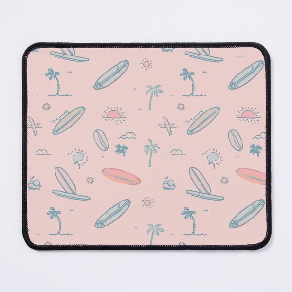 Item preview, Pastel Surfboard Pattern Minimal Beach Vibe Summer Sticker designed and sold by PixelWaveBD.