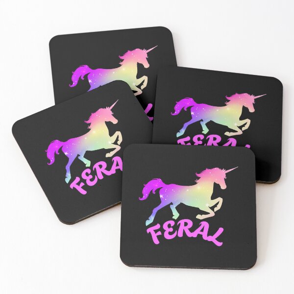 Item preview, Feral Rainbow Unicorn Funny Chaos Meme designed and sold by dnhysanpz88.