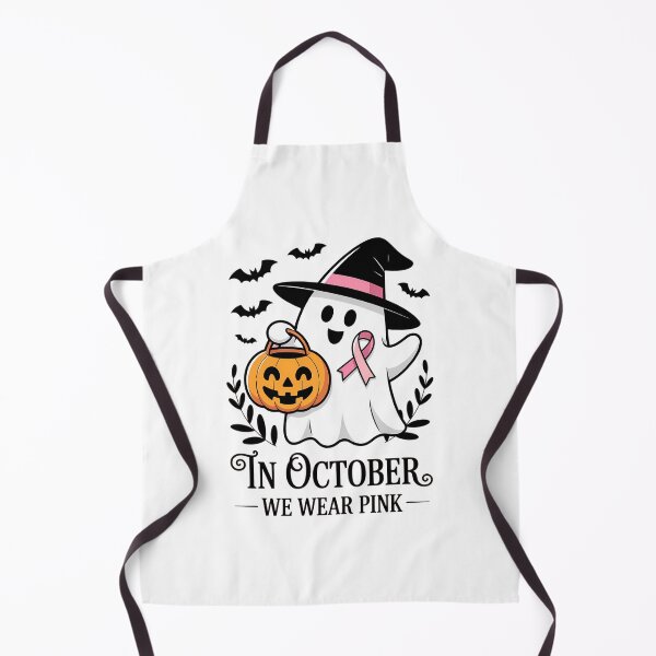 Item preview, In October We Wear Pink Breast Cancer Awareness Halloween designed and sold by PunkNation-Arts.