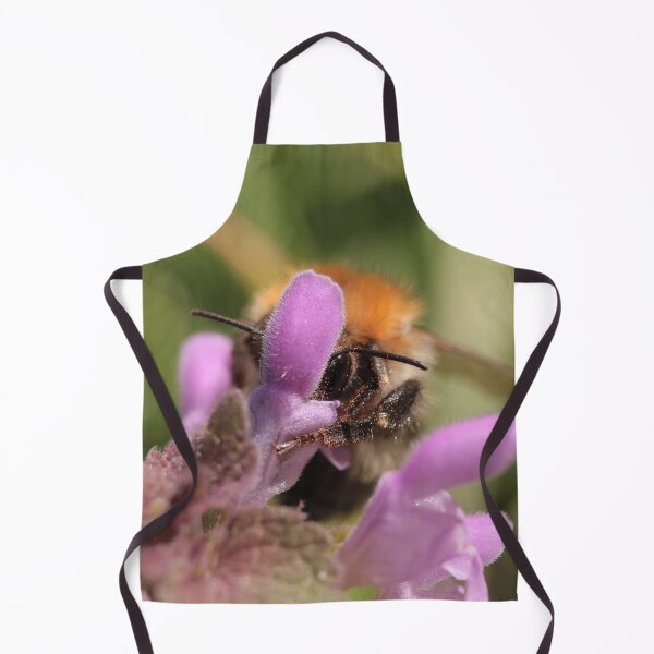 Item preview, Fuzzy Bumblebee on Purple Wildflower Macro designed and sold by vikko-art.