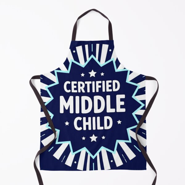 Item preview, Certified Middle Child Funny Family Humor Badge Design designed and sold by AnimalAirtistry.