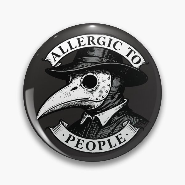 Item preview, Allergic to people designed and sold by witchlingart.
