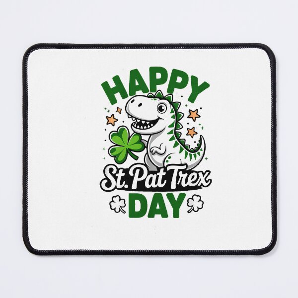 Item preview, Irish Trex Dino St Patricks Day designed and sold by PunkNation-Arts.
